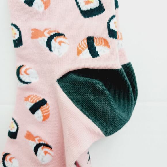 Sock It To Me Crew Women Boy Sushi Nigiri California Roll Tuna Shrimp NWT NEW - Picture 9 of 10